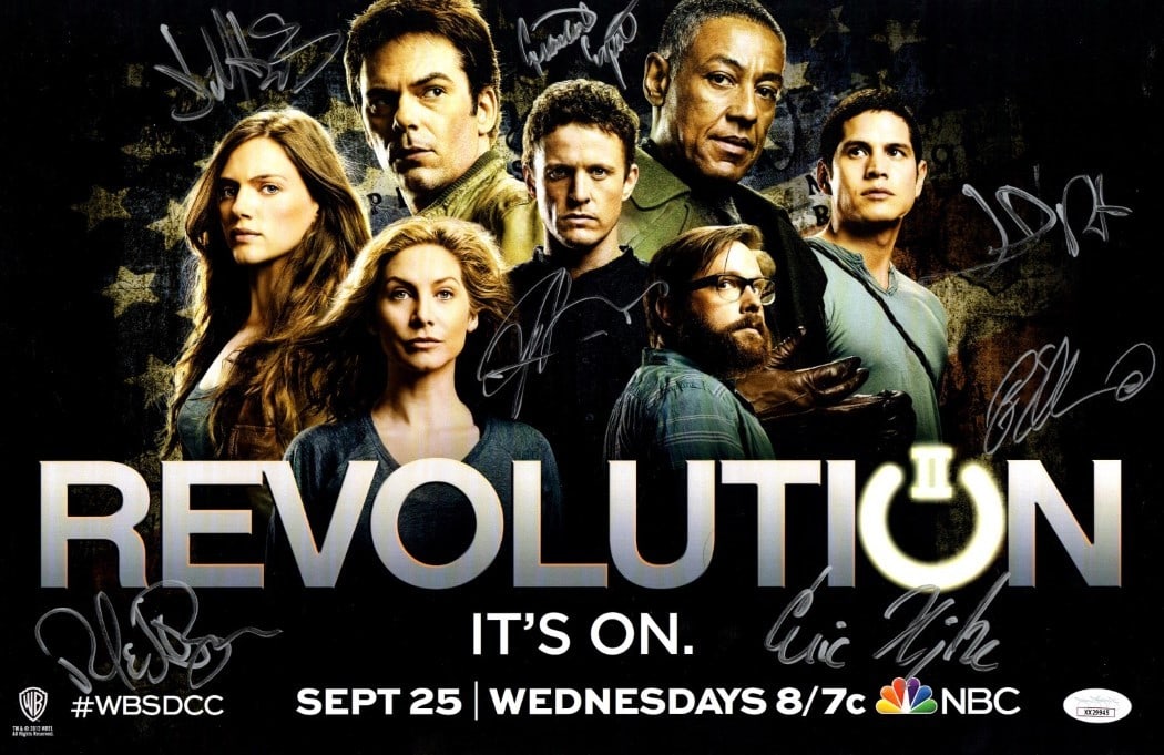 Revolution Cast Autographed 11x17 Poster 8 Signatures JSA (1 of 3)