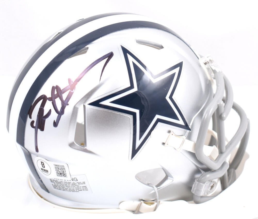 Deion Sanders Signed Dallas Cowboys Mini Helmet with Beckett Hologram (1 of 3)