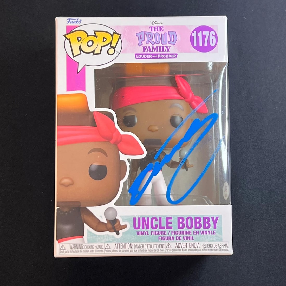 Cedric the Entertainer Signed Funko Pop Uncle Bobby PSA/DNA: Cedric the Entertainer Signed Funko Pop Uncle Bobby PSA/DNA This Funko Pop features the beloved character Uncle Bobby, as portrayed by Cedric the Entertainer in The Proud Family. The piece is autograp