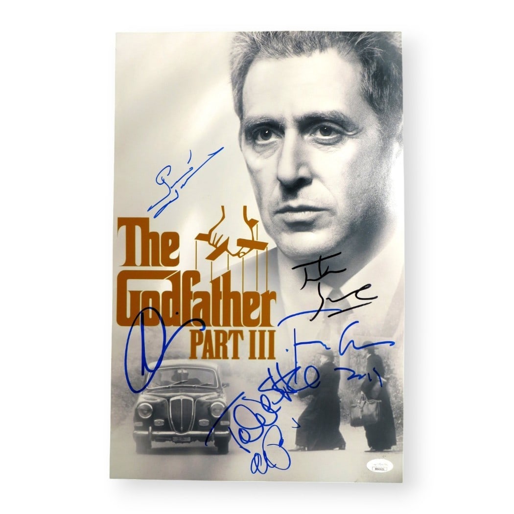 The Godfather Part III Autographed 11x17 Photo Coppola Pacino JSA Authenticated (1 of 3)
