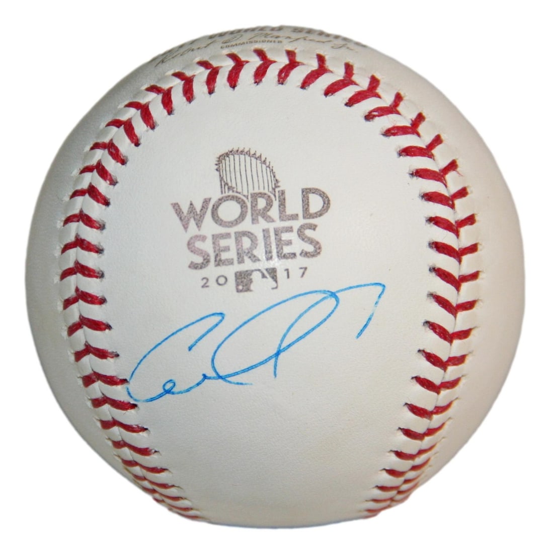 Official 2017 World Series Baseball Signed by Carlos Correa PSA Authenticated (1 of 3)