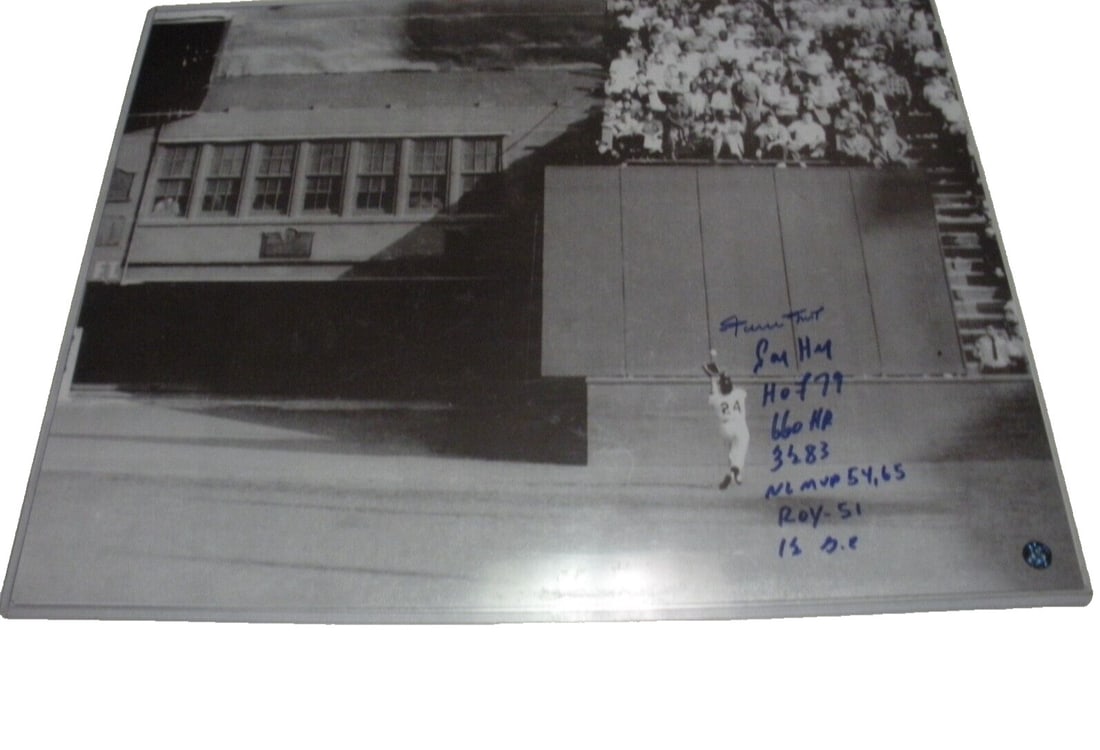 Willie Mays Signed 16x20 Photo San Francisco Giants HOF 79 COA (1 of 1)