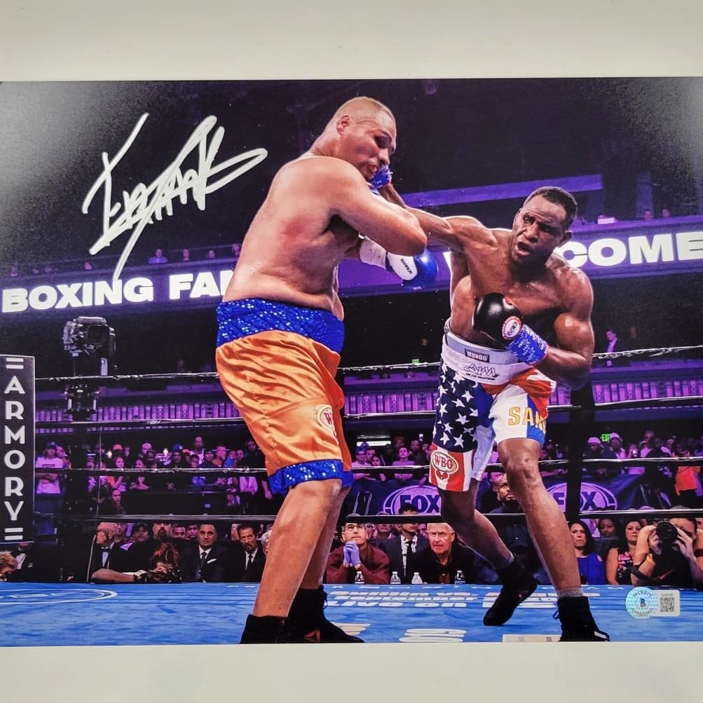 Frank Sanchez Autographed 11x14 Boxing Photo Beckett BAS Certified (1 of 3)