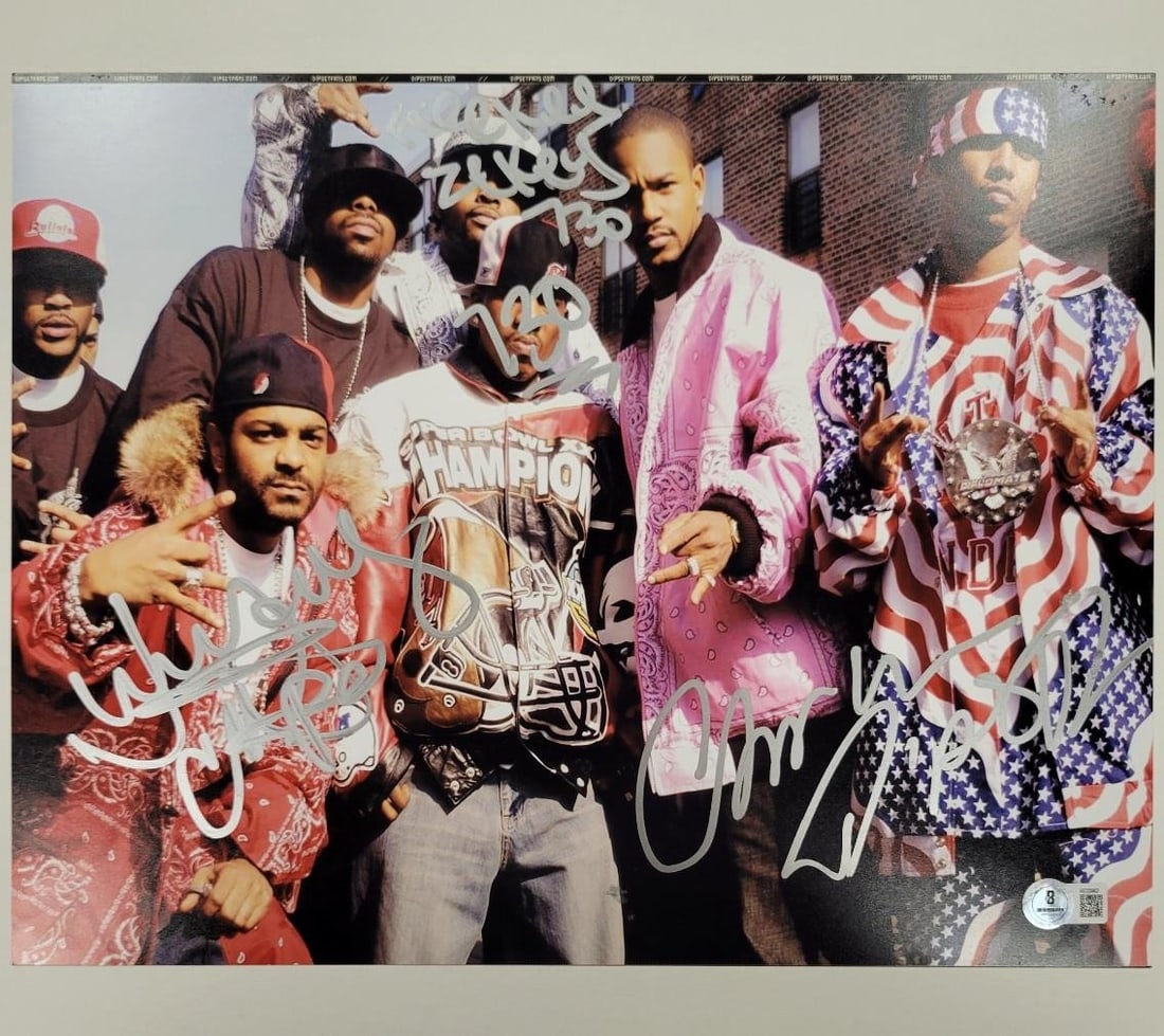 11x14 autographed photograph Cam'Ron Dipset Capo Zekey Beckett authenticated (1 of 6)