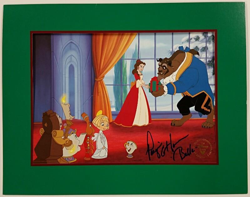 11x14 Lithograph Signed by Paige O'Hara Disney Beauty and the Beast Enchanted Christmas (1 of 4)