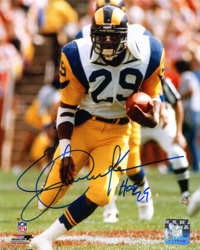 Eric Dickerson Signed 8x10 Photo Los Angeles Rams HOF 99 Certified (1 of 1)
