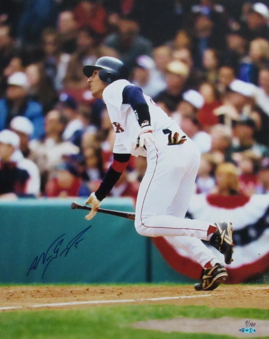 Nomar Garciaparra Autographed 16x20 Photo Boston Red Sox Upper Deck Authentic (1 of 3)