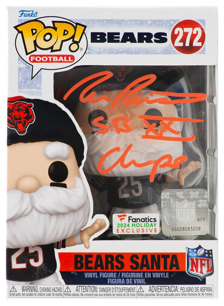 Ron Rivera Signed Funko Pop SANTA #272 with SB XX Champs Inscription (1 of 2)