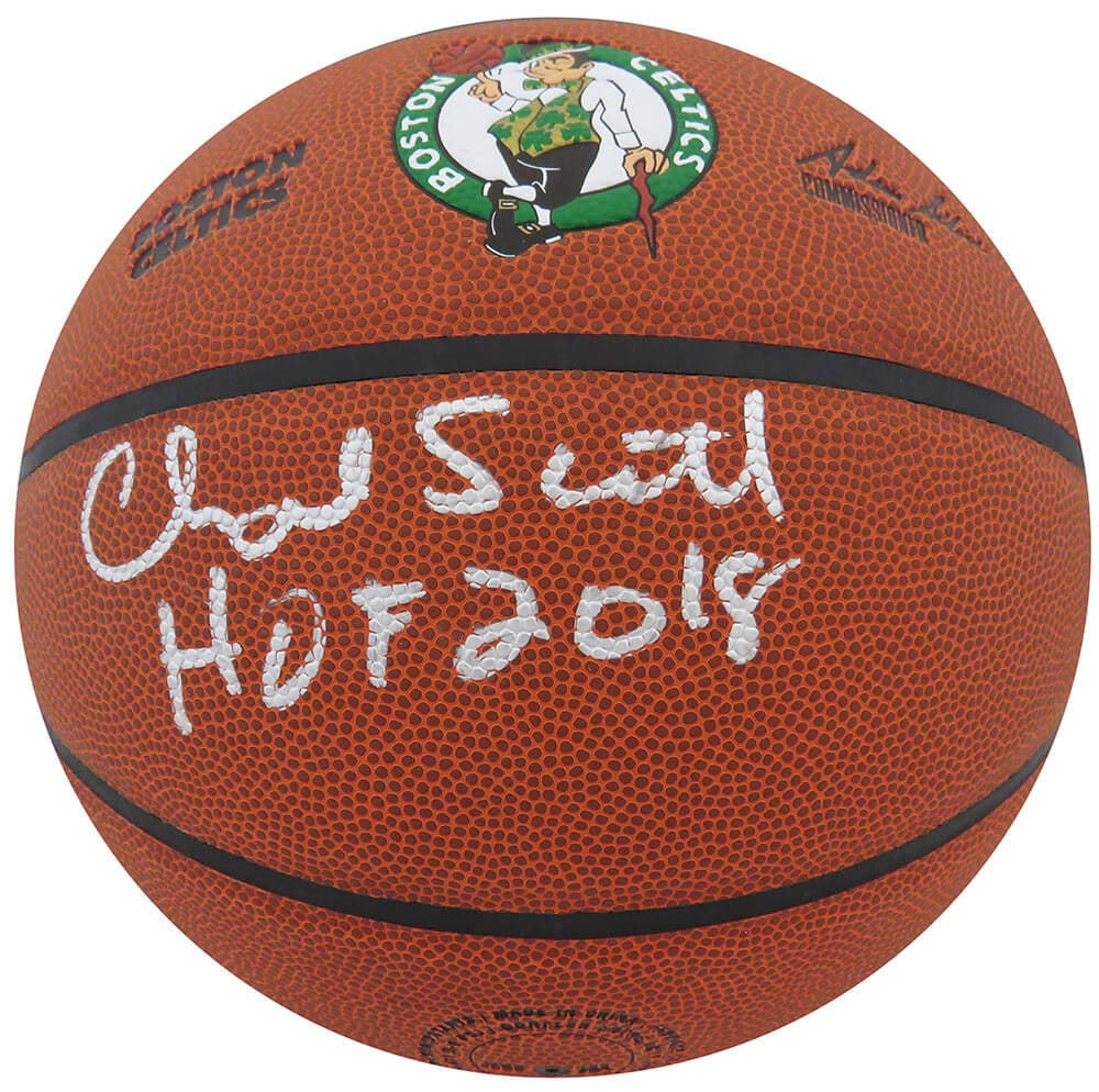 Charlie Scott Signed Boston Celtics Basketball HOF 2018 with COA (1 of 1)