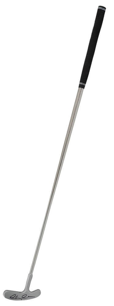 Chevy Chase Signed 35 Inch Silver Golf Putter with COA: Chevy Chase Signed 35 Inch Silver Golf Putter with COA This is a Chevy Chase signed The Classic 35-inch full-size silver golf putter, a must-have for collectors and fans alike. The putter features a p