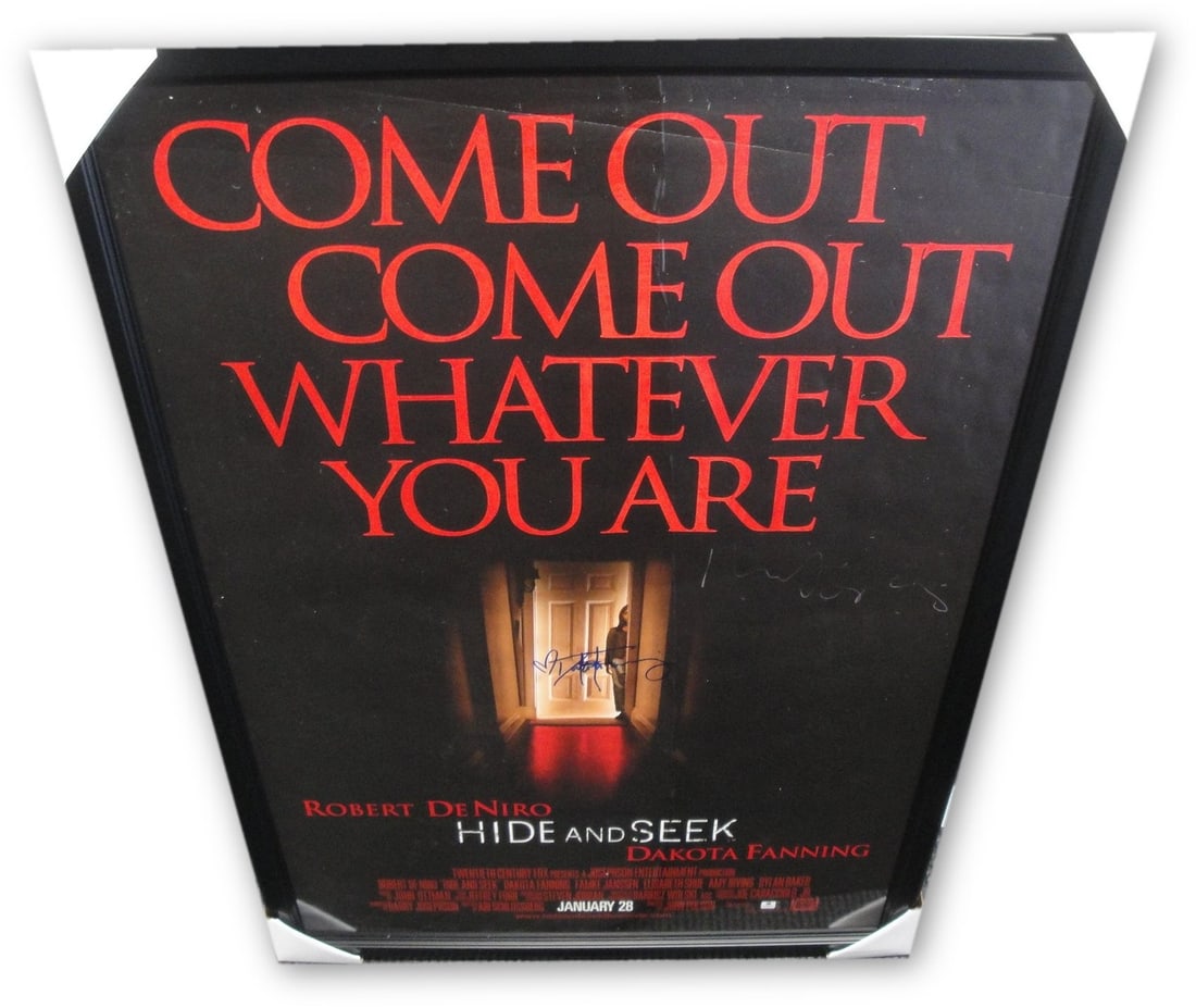 Robert De Niro Dakota Fanning Signed Movie Poster Framed GAI Authenticated (1 of 7)