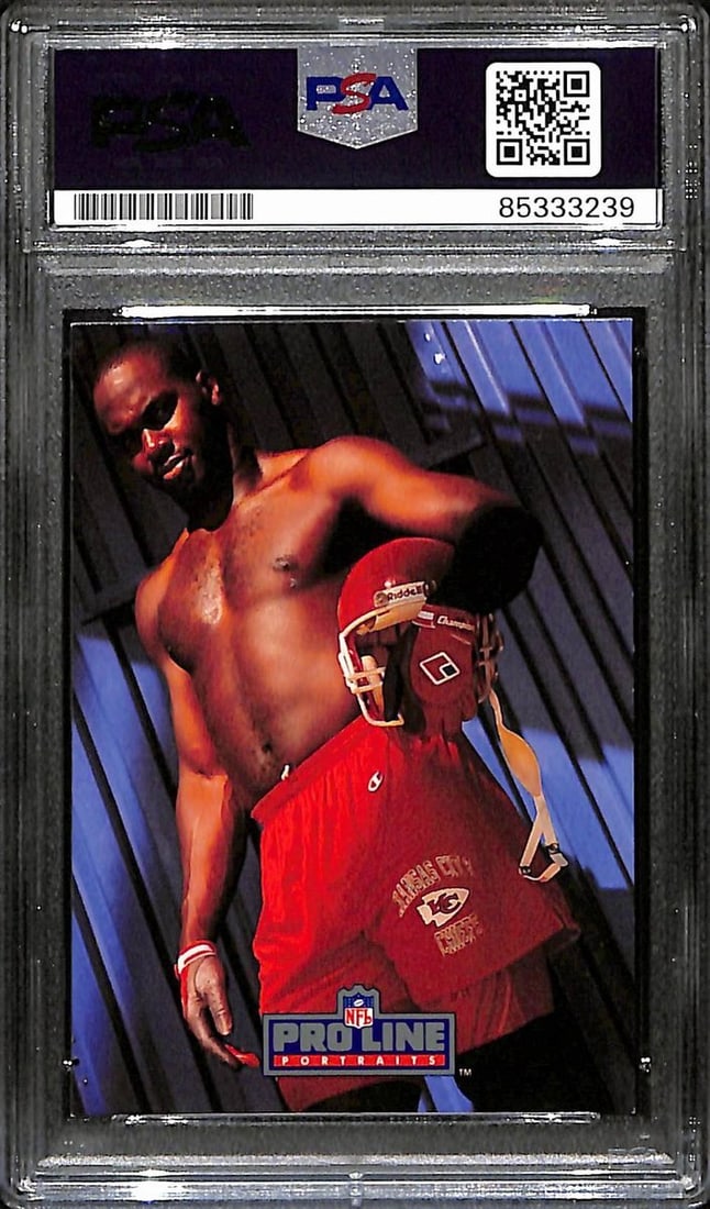 Derrick Thomas HOF Signed 1991 Pro Line Portraits #196 Chiefs PSA/DNA (1 of 2)