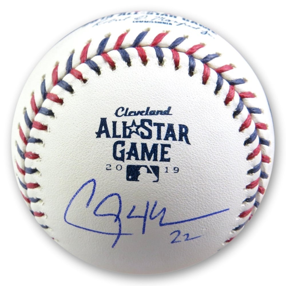 Clayton Kershaw Autographed 2019 All-Star Game Baseball Dodgers Beckett Authenticated: Clayton Kershaw Autographed 2019 All-Star Game Baseball Dodgers Beckett Authenticated This is an authentic baseball signed by Clayton Kershaw from the 2019 All-Star Game. The ball is verified and auth