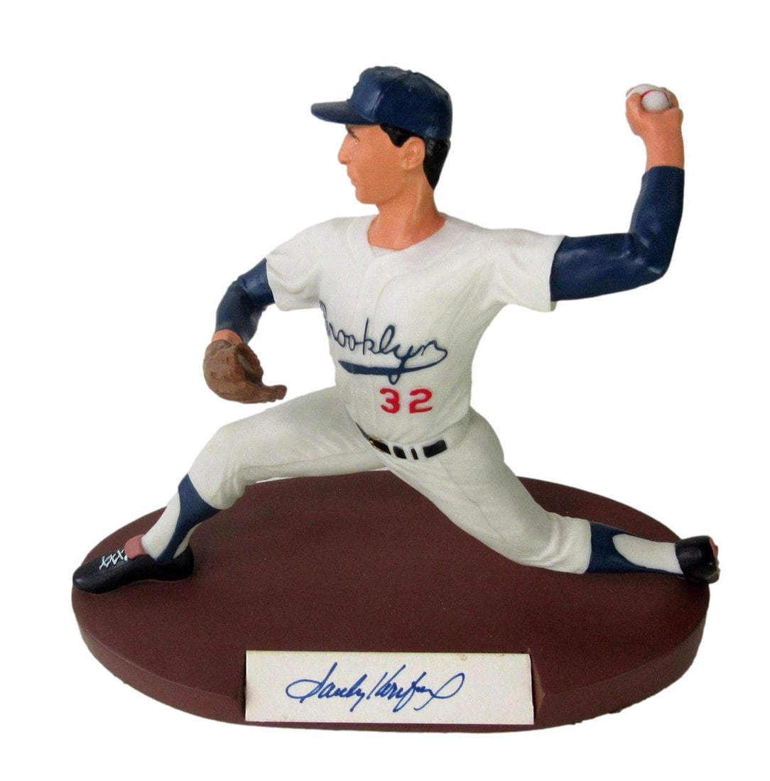 Sandy Koufax Dodgers Salvino Signed Sports Legends Figurine with Box Limited to 300 (1 of 8)