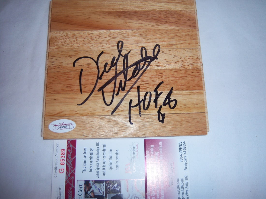 Dick Vitale Signed Floorboard JSA Authenticated Boston Celtics (1 of 1)