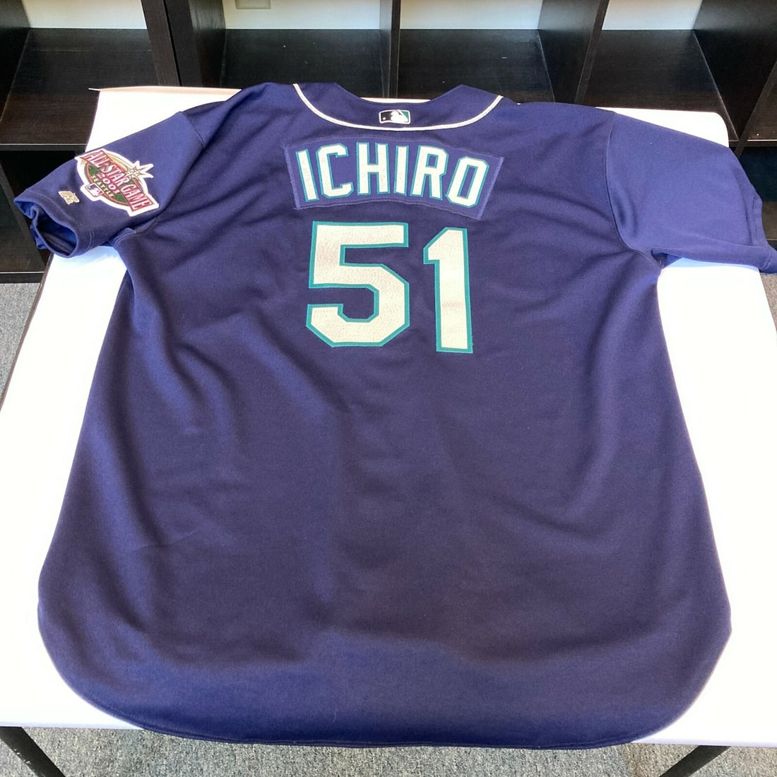 Ichiro Suzuki 2001 Rookie Game Used Jersey with COA and All Star Patch: Ichiro Suzuki 2001 Rookie Game Used Jersey with COA and All Star Patch This rare Ichiro Suzuki Rookie Season Game Used 2001 Seattle Mariners Jersey features the All Star Game patch and comes complete