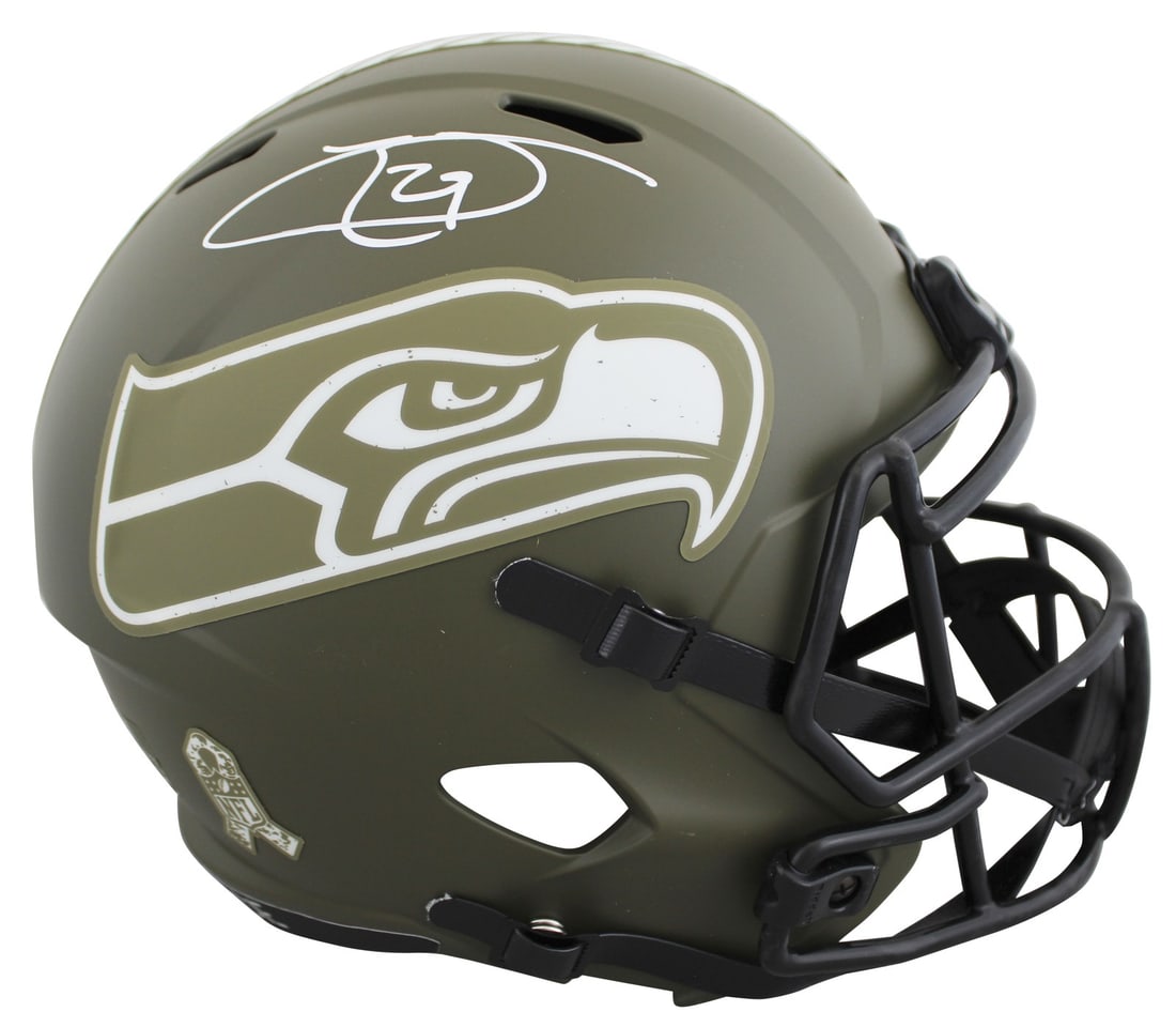 Earl Thomas Signed Seattle Seahawks Salute to Service Helmet BAS Authenticated (1 of 3)