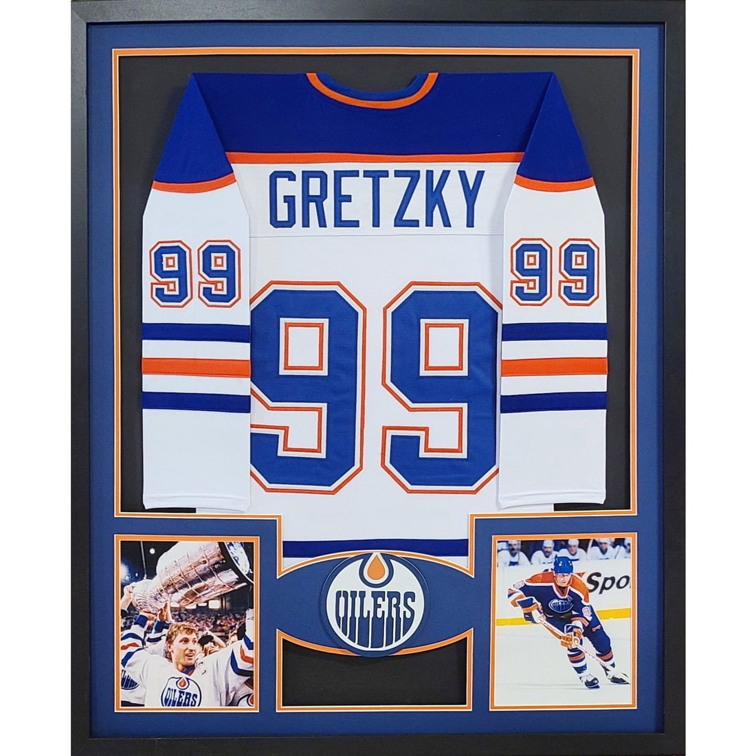 Wayne Gretzky Unsigned Framed Jersey Edmonton Oilers 42 x 34 (1 of 1)