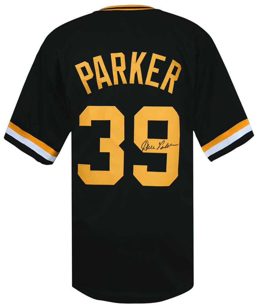 Dave Parker Signed Pittsburgh Pirates Black Custom Jersey with COA (1 of 3)