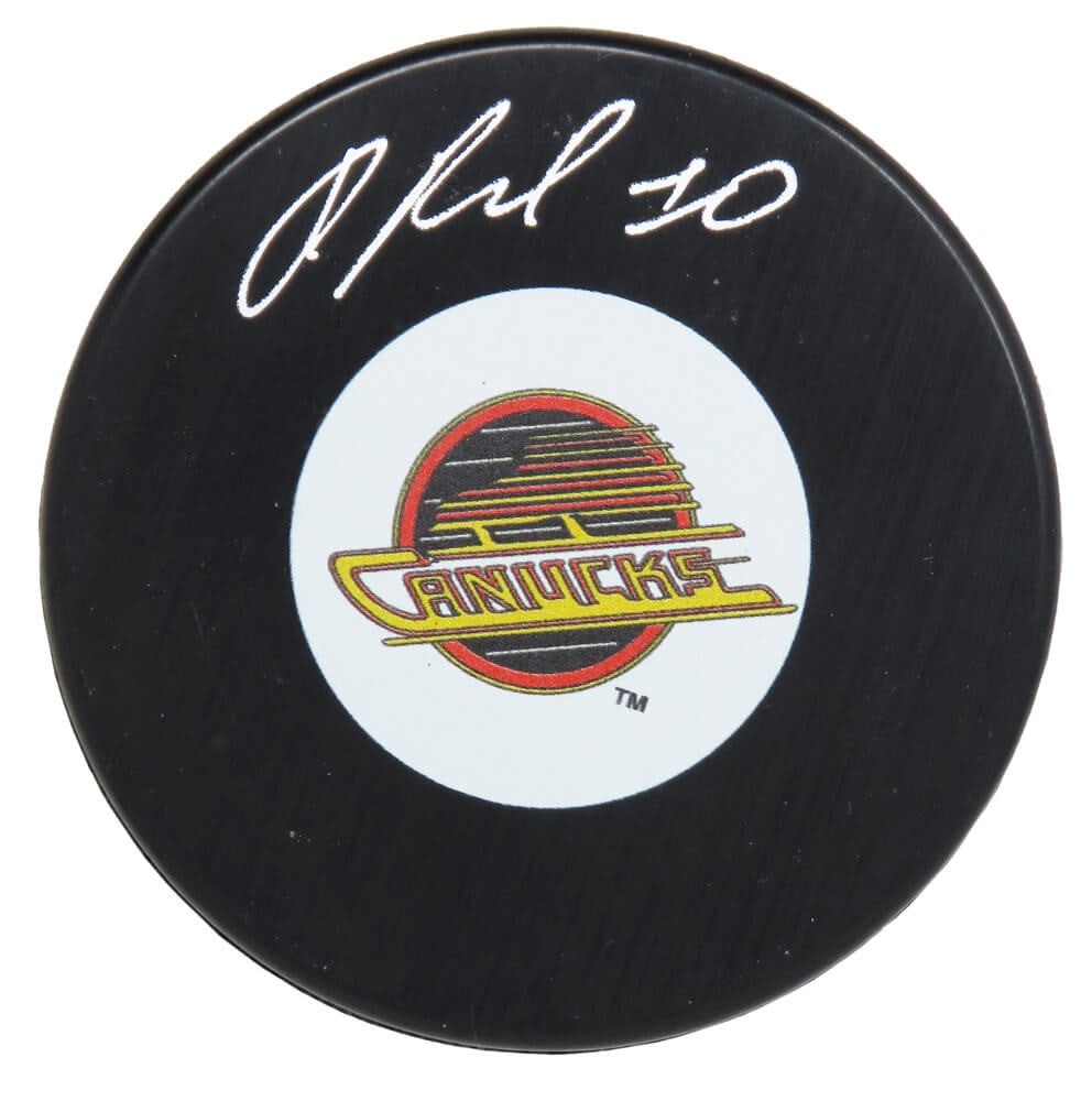 Pavel Bure Signed Vancouver Canucks Hockey Puck with Certificate of Authenticity (1 of 1)