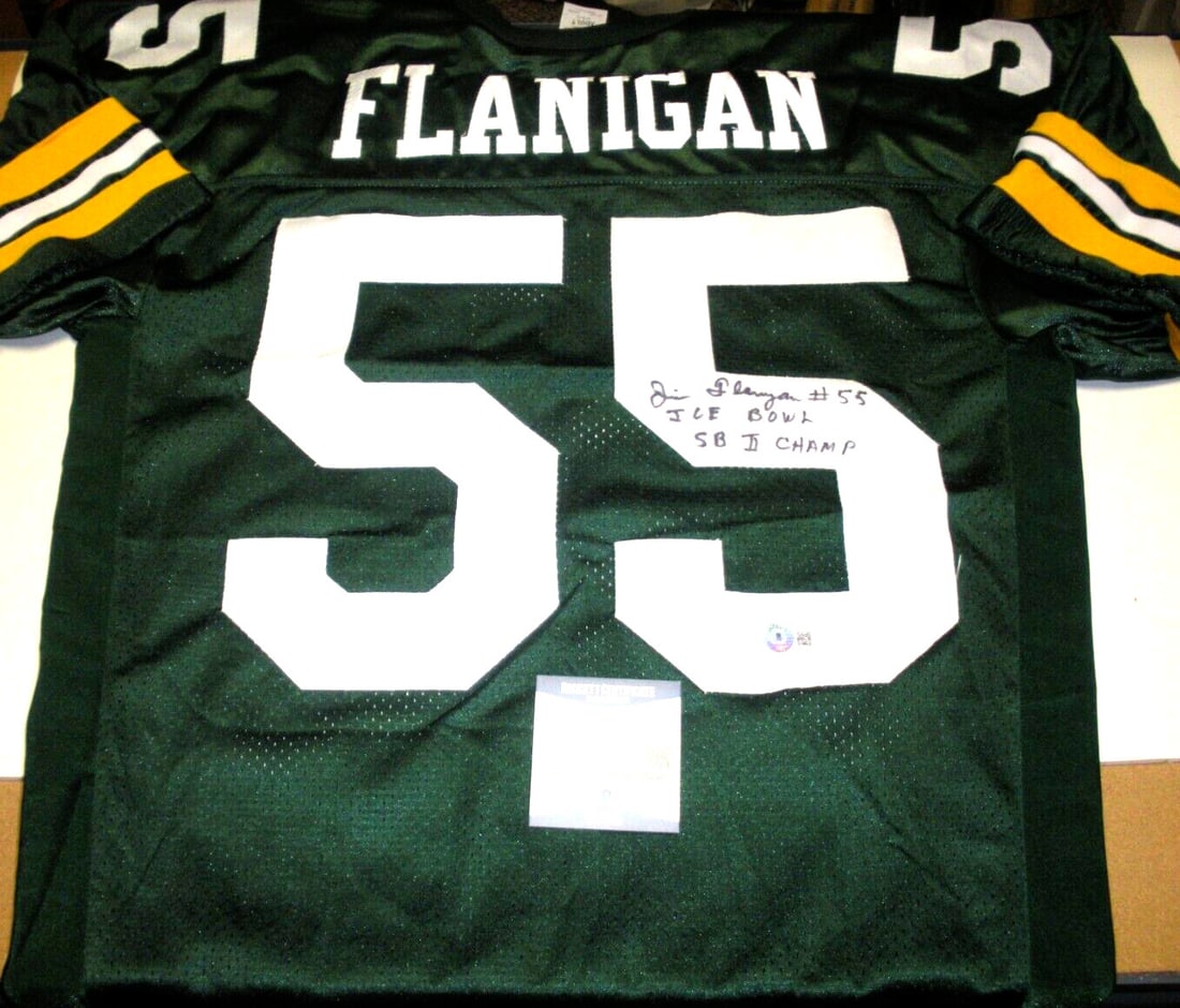 Jim Flanigan Signed Cleveland Browns Rawlings Jersey Beckett Authenticated: Jim Flanigan Signed Cleveland Browns Rawlings Jersey Beckett Authenticated This official licensed Rawlings jersey is a unique collectible for fans of the Cleveland Browns. It features the signature of