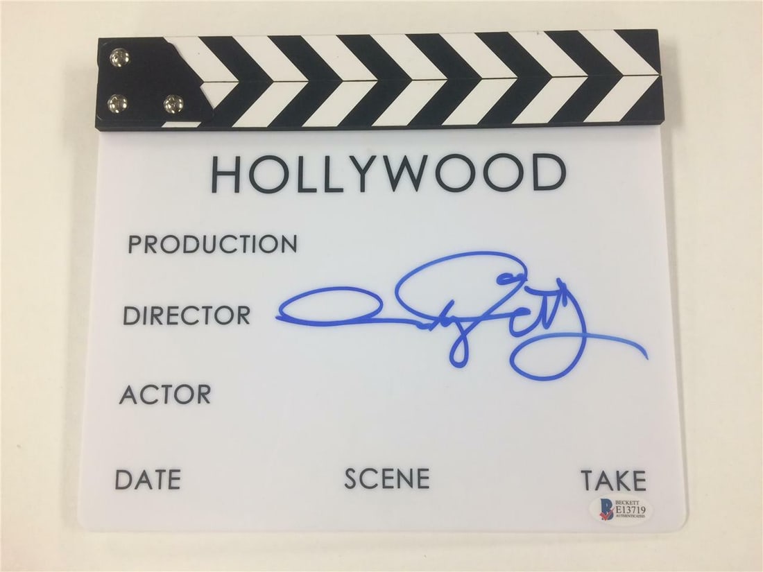Andy Muschietti Signed Clapper Board from IT with Beckett BAS Authentication: Andy Muschietti Signed Clapper Board from IT with Beckett BAS Authentication This is an original clapper board autographed by Andy Muschietti, the director of IT. The item is pre-owned and includes ce