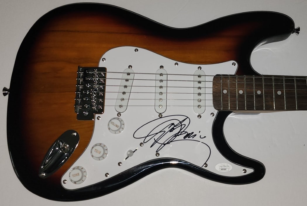Ana Popovic Autographed Guitar JSA Certified Blues Jazz Rock: Ana Popovic Autographed Guitar JSA Certified Blues Jazz Rock This is an original autographed guitar by the talented blues and jazz rock guitarist Ana Popovic. The guitar comes with authentication from