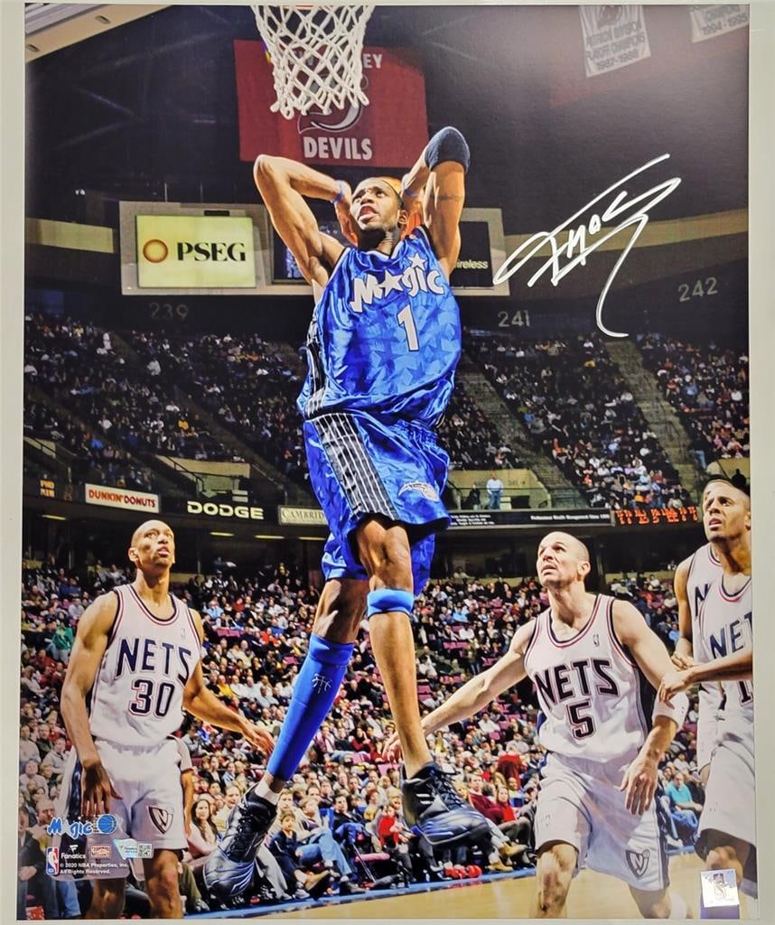 Tracy McGrady Signed 16x20 Photo Dunk Orlando Magic Fanatics Authentic (1 of 3)