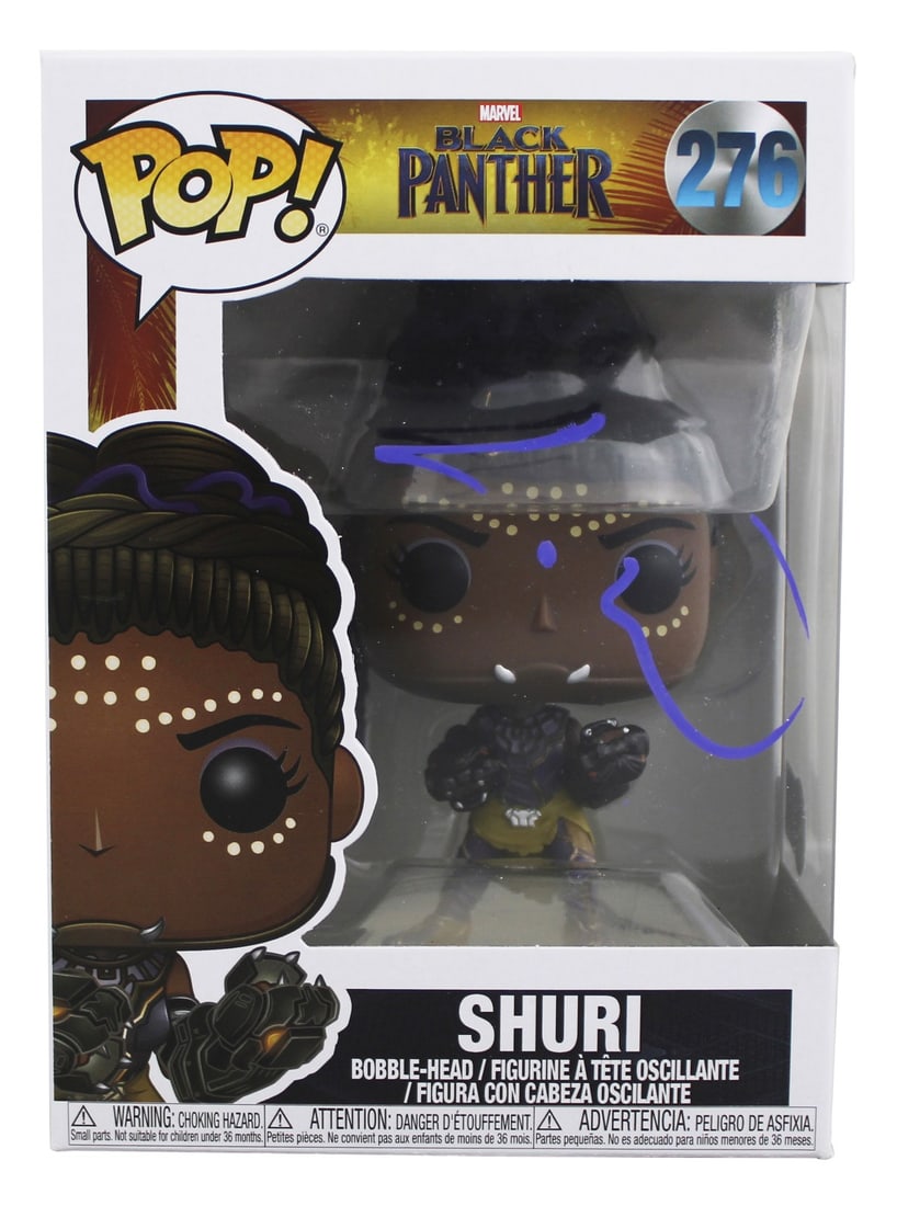 Letitia Wright Signed Shuri #276 Funko Pop Black Panther BAS Authenticated (1 of 7)