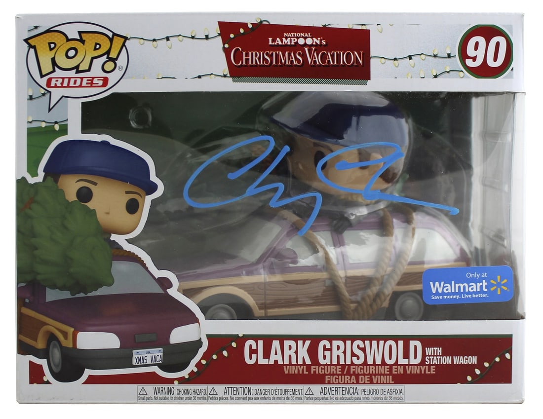 Chevy Chase Signed Clark Griswold Funko Pop Vinyl BAS Authenticated (1 of 10)