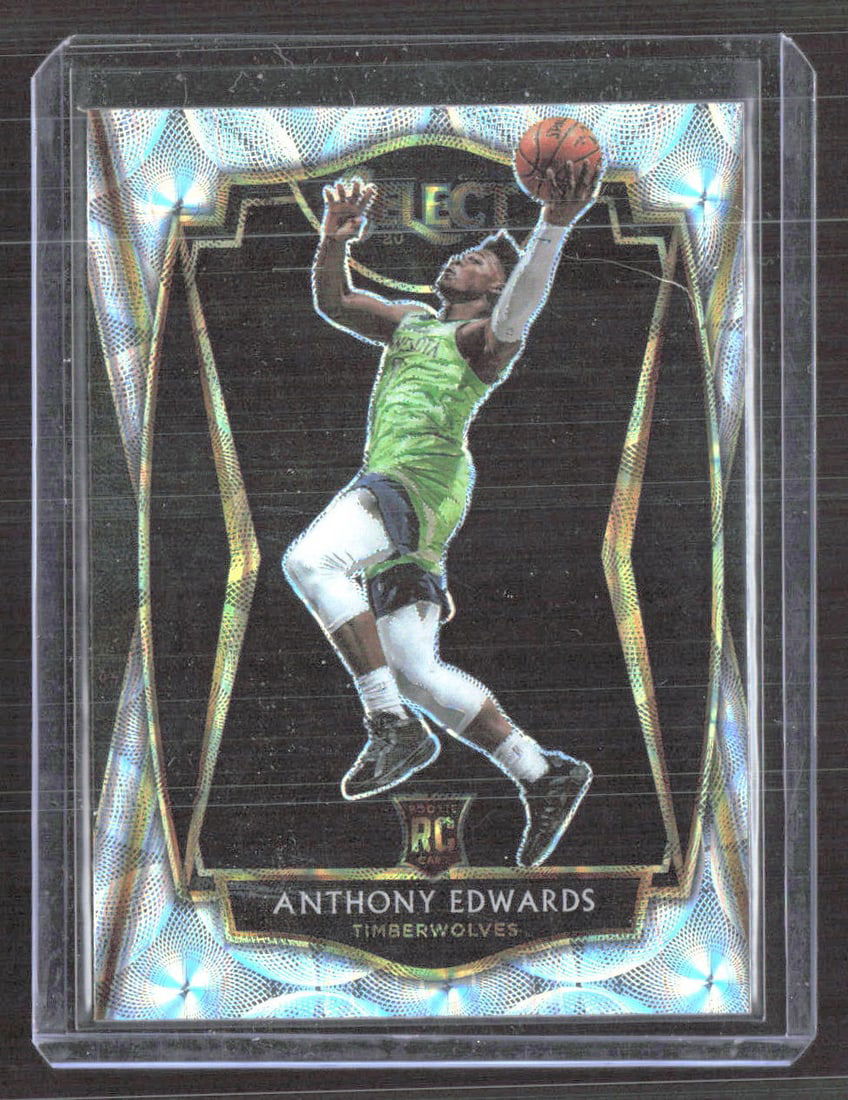 Anthony Edwards 2020-21 Panini Select Scope Prizms RC Card #169 Timberwolves (1 of 2)