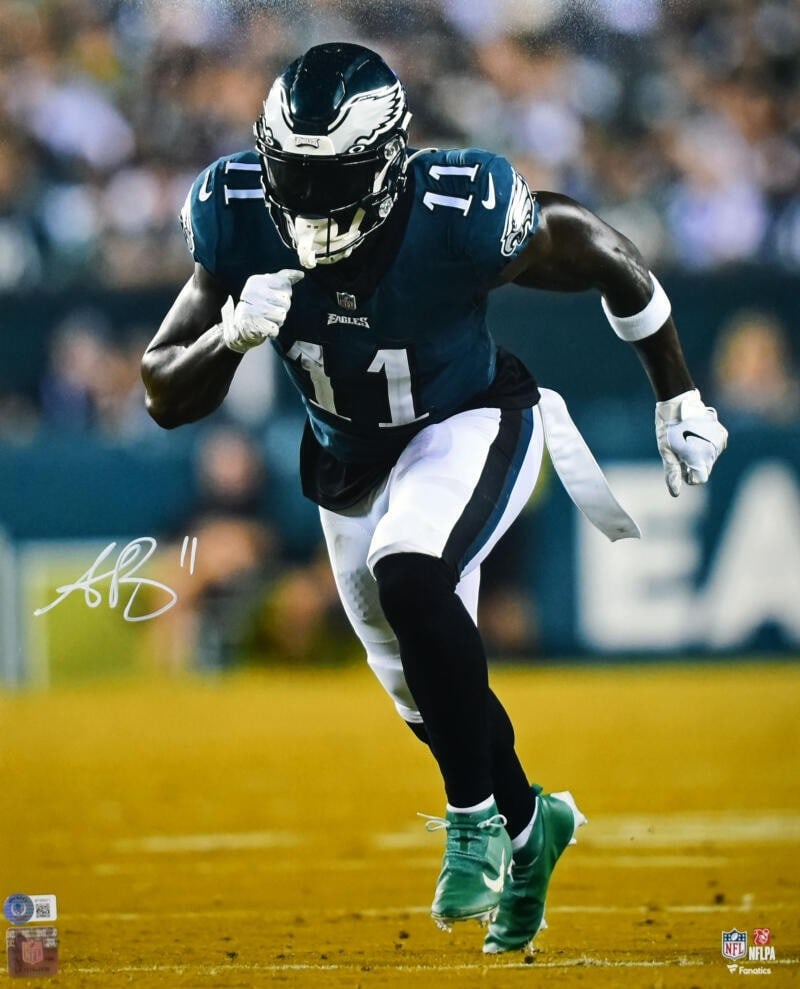A.J. Brown Signed Philadelphia Eagles 16x20 Photo Beckett Authenticated (1 of 11)