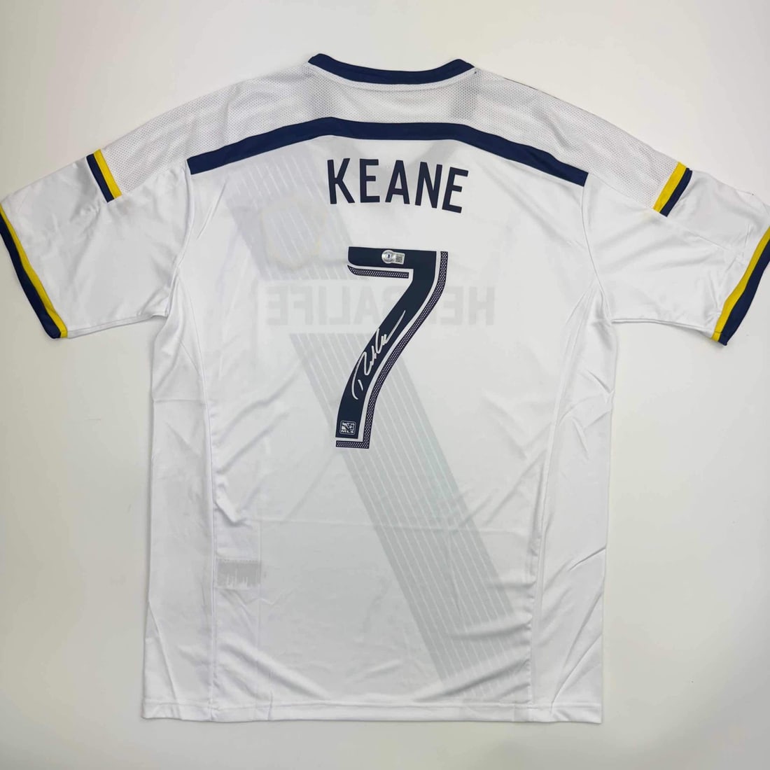 Robbie Keane LA Galaxy Signed White Soccer Jersey Beckett COA (1 of 4)