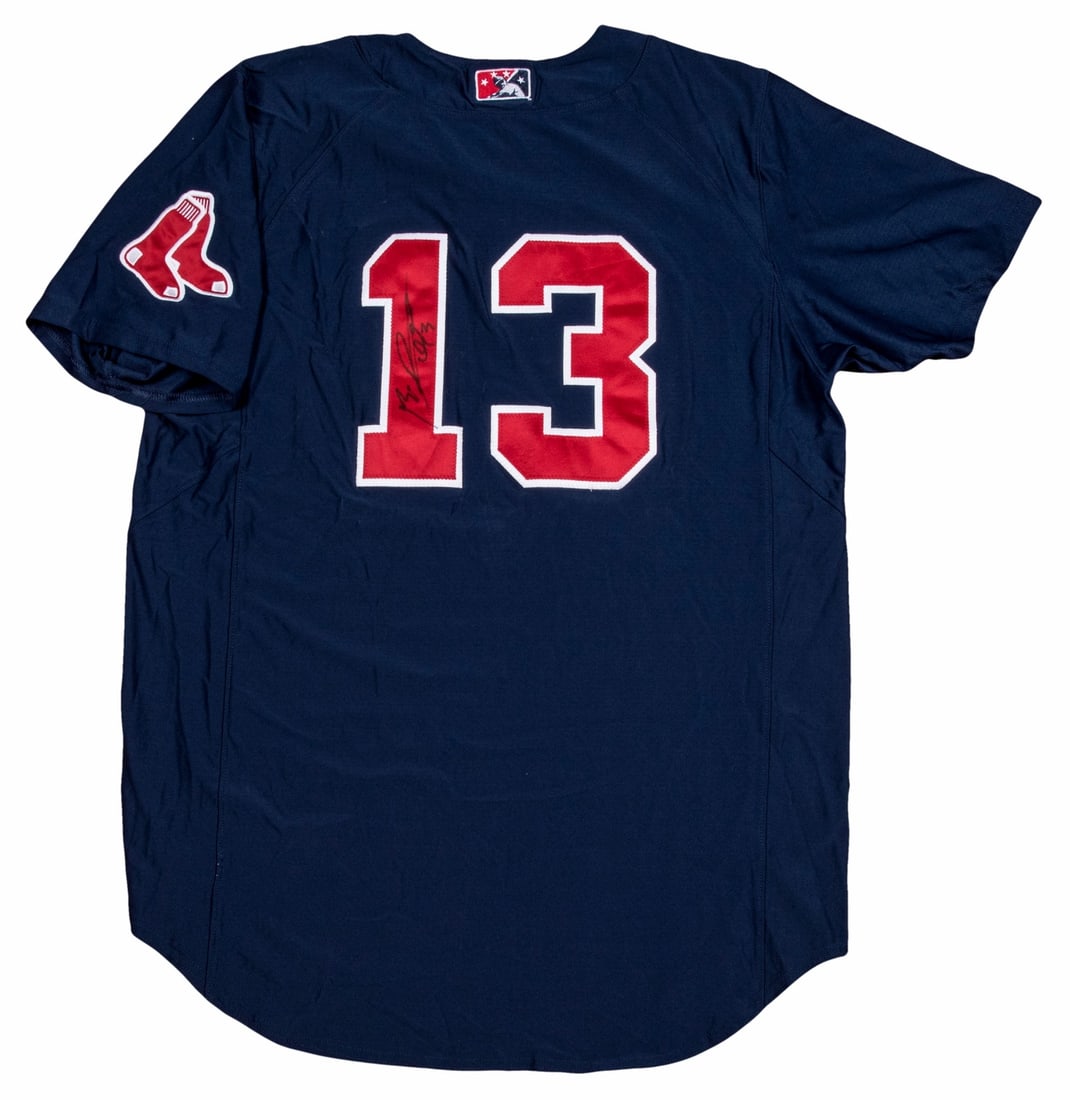 Rafael Devers Signed Game Used Jersey Boston Red Sox Minor League with JSA COA (1 of 10)
