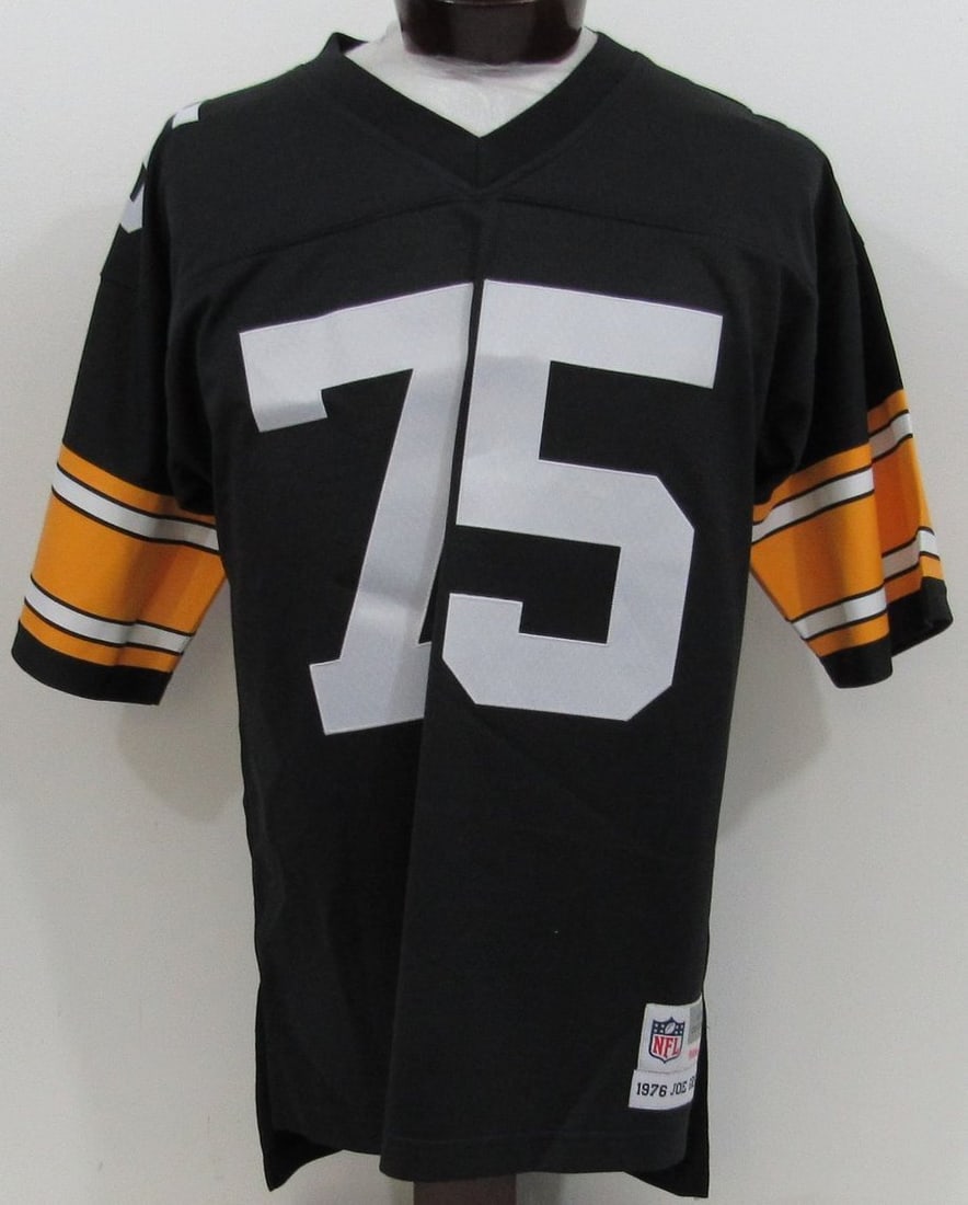 Authentic Mitchell and Ness Mean Joe Green Steelers Jersey 135599: Authentic Mitchell and Ness Mean Joe Green Steelers Jersey 135599 Showcase your fandom with this authentic Mitchell and Ness jersey featuring the iconic 'Mean' Joe Green of the Pittsburgh Steelers. Th