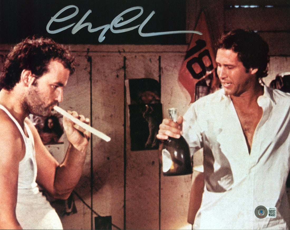 Chevy Chase Caddyshack Signed 11x14 Photo w/ Bill Murray Beckett Authenticated (1 of 3)