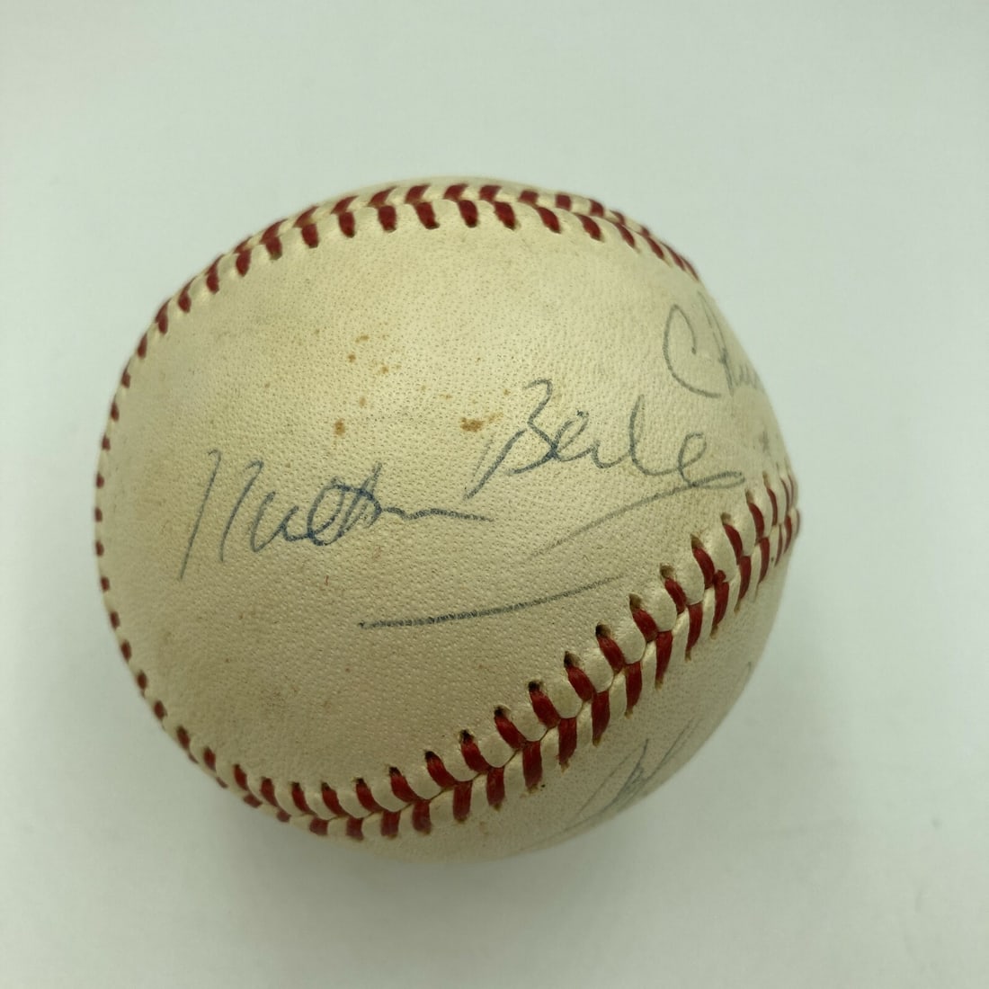 Milton Berle Dean Martin Signed Baseball Beckett Authenticated 1960s Hollywood Collectible (1 of 9)