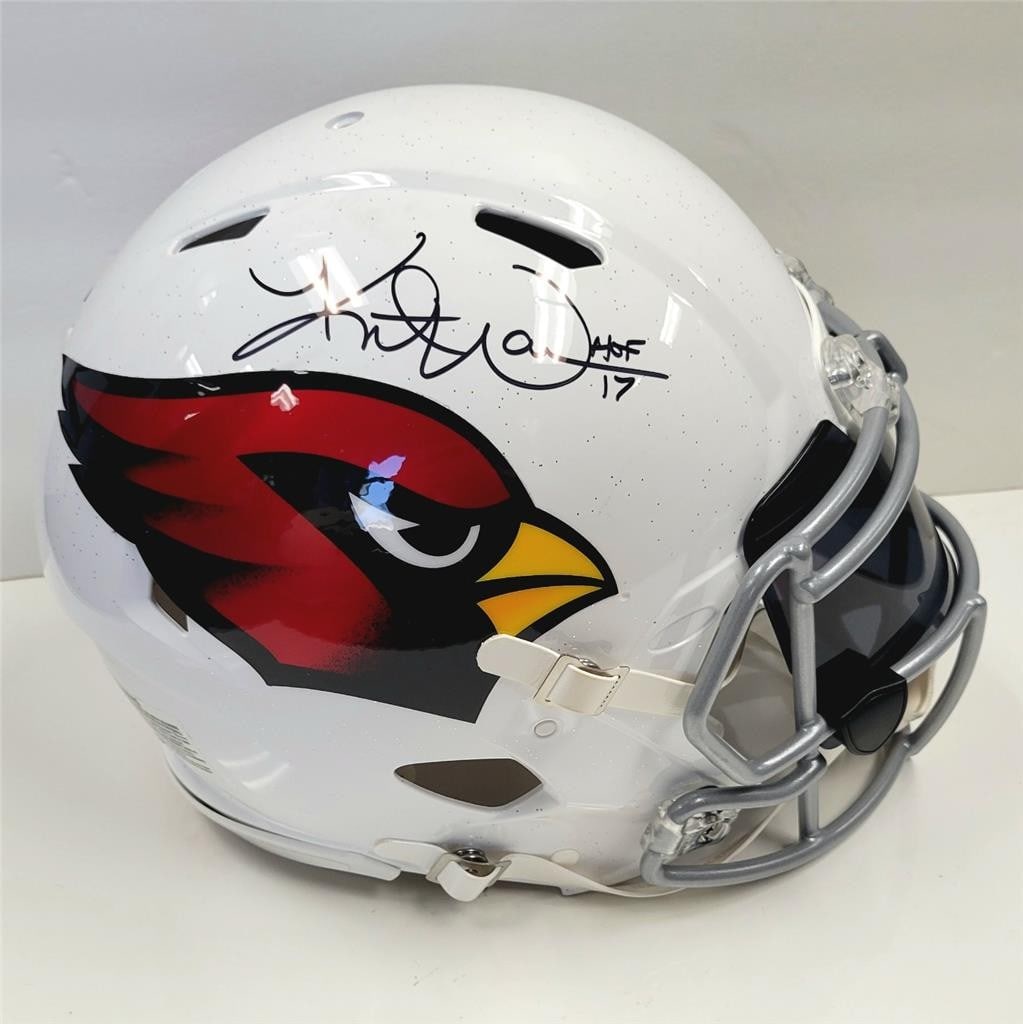 Kurt Warner Signed Arizona Cardinals Full Size Authentic Helmet Beckett BAS (1 of 6)