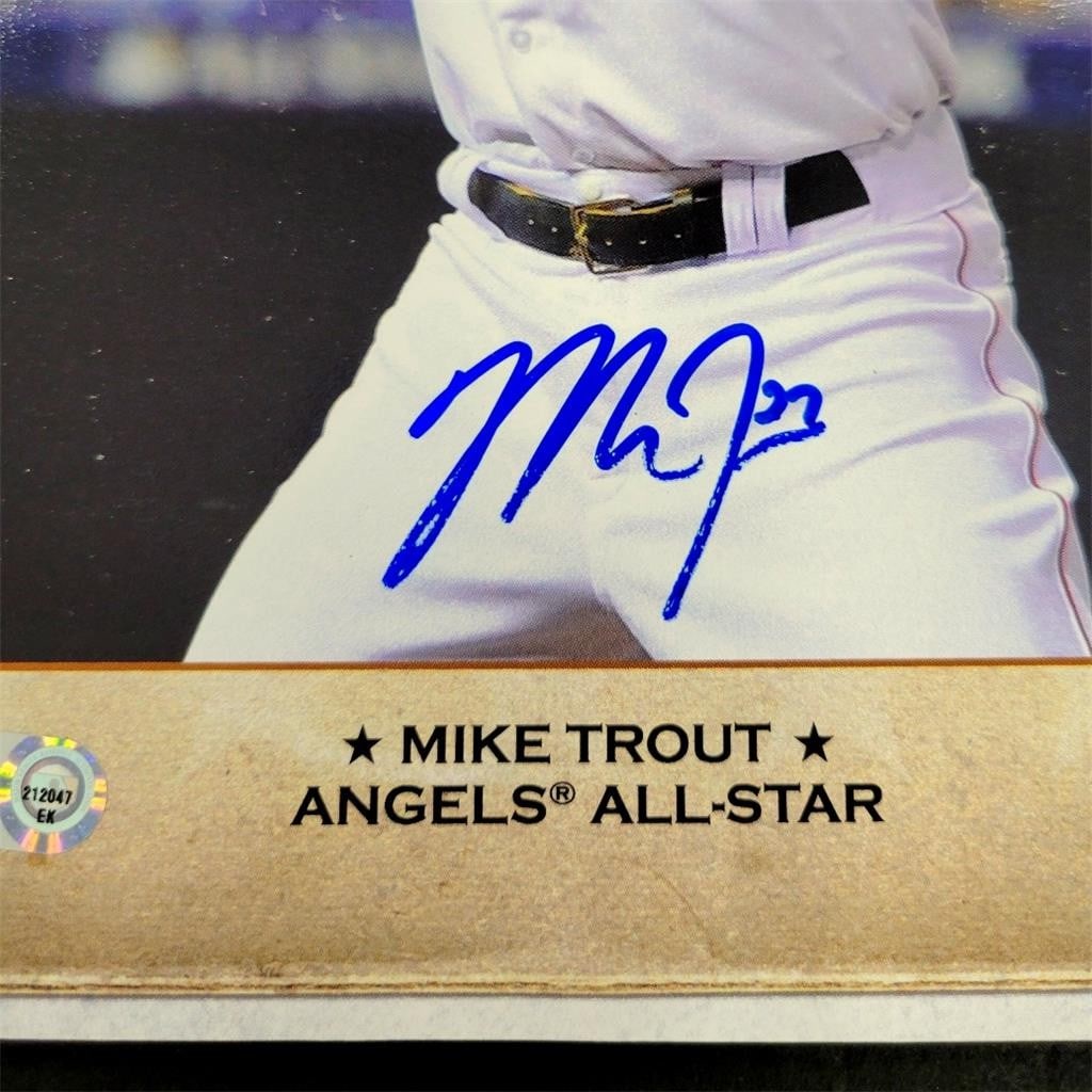 Mike Trout Signed 2012 All-Star Game Program MLB Authenticated - 2