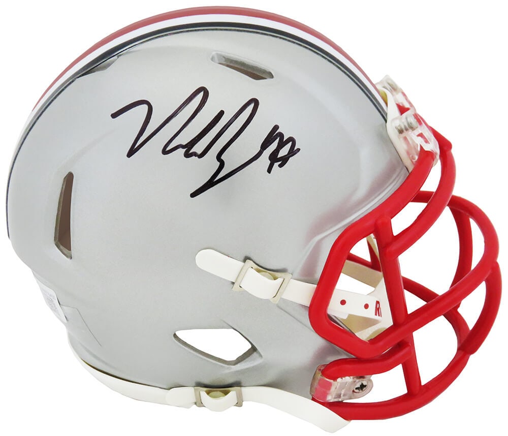 Nick Bosa Signed Ohio State Buckeyes Mini Helmet Beckett COA (1 of 1)