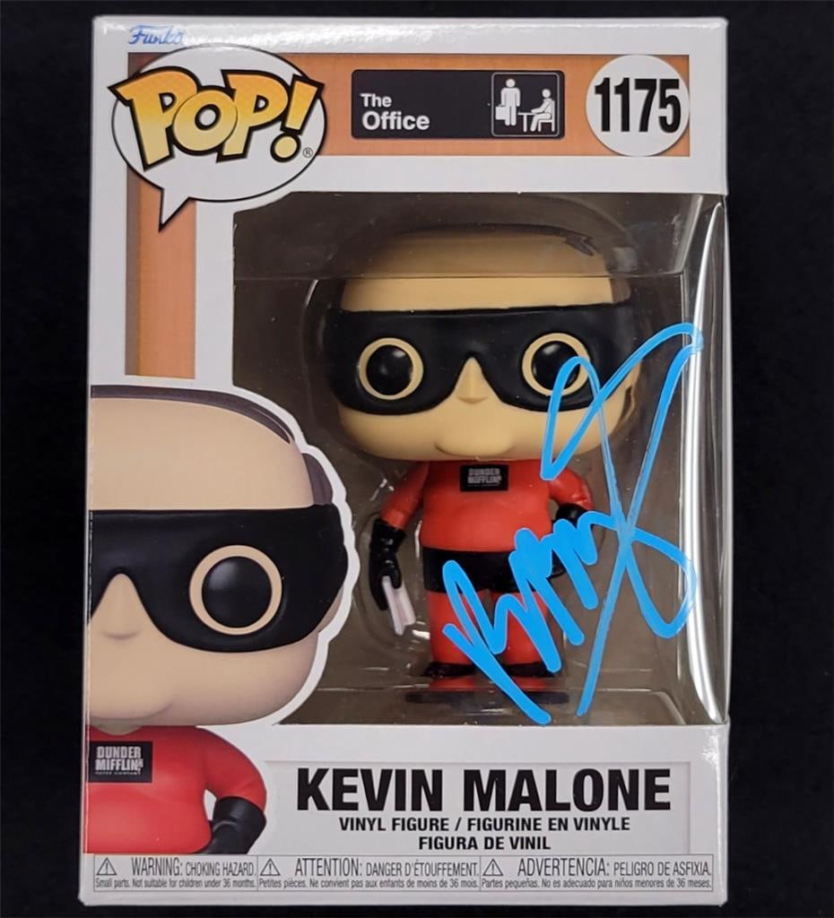 Brian Baumgartner Signed Kevin Malone Funko Pop The Office Beckett Authenticated (1 of 7)