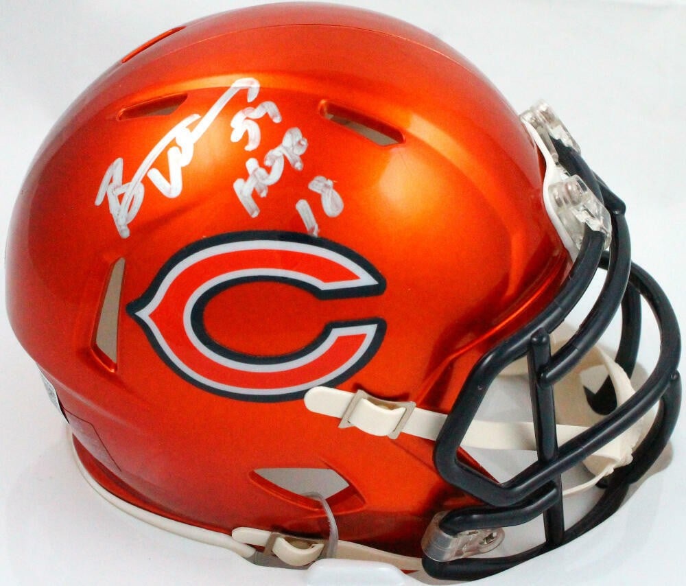 Brian Urlacher Signed Chicago Bears Mini Helmet Beckett Authenticated (1 of 3)