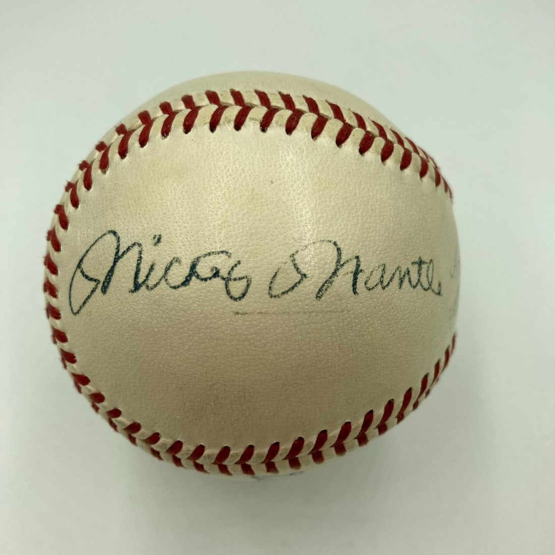 1950s Multi-Signed Baseball Mickey Mantle Ted Williams Beckett Authenticated (1 of 10)