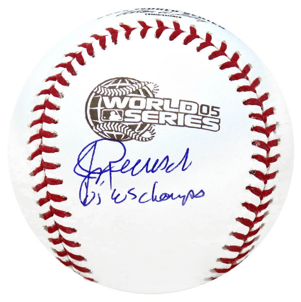 Jerry Reinsdorf Signed 2005 WS Baseball with Inscription and COA (1 of 1)