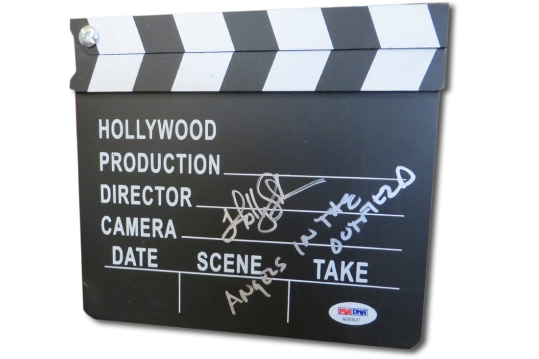 Holly Goldberg Sloan Autographed Mini Clapper Angels in the Outfield PSA/DNA: Holly Goldberg Sloan Autographed Mini Clapper Angels in the Outfield PSA/DNA This item features a mini clapper autographed by Holly Goldberg Sloan, the acclaimed author and filmmaker known for her wor