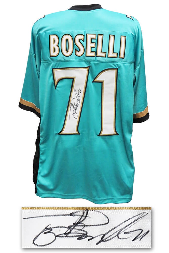 Tony Boselli Signed Jacksonville Jaguars Teal Jersey with COA (1 of 1)