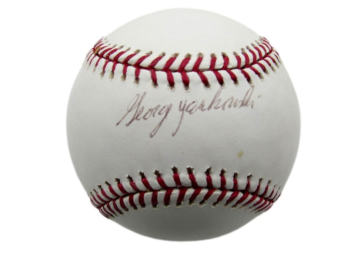 George Yankowski Signed OML Baseball Philadelphia Athletics JSA Authenticated (1 of 3)