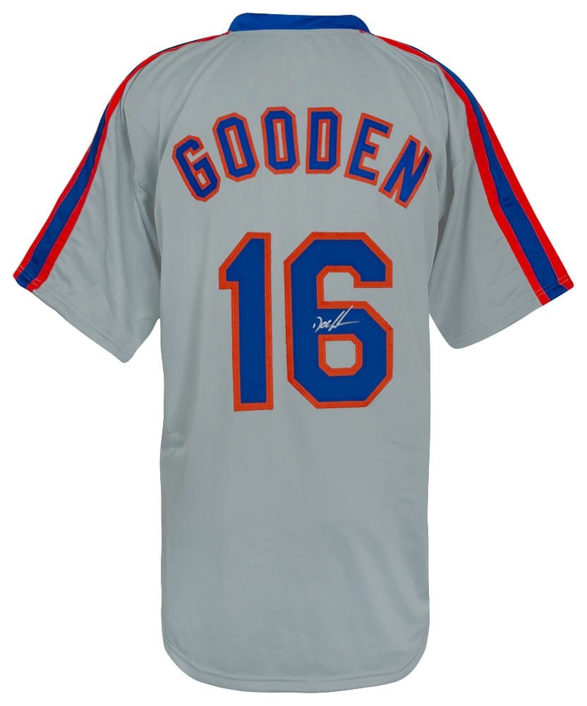 Dwight Gooden Signed Mets Grey Custom Jersey with COA (1 of 3)