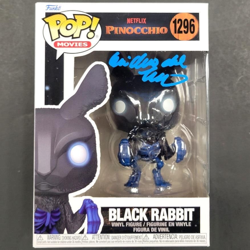Black Rabbit Funko Pop Pinocchio Signed by Guillermo del Toro Beckett Authenticated (1 of 7)
