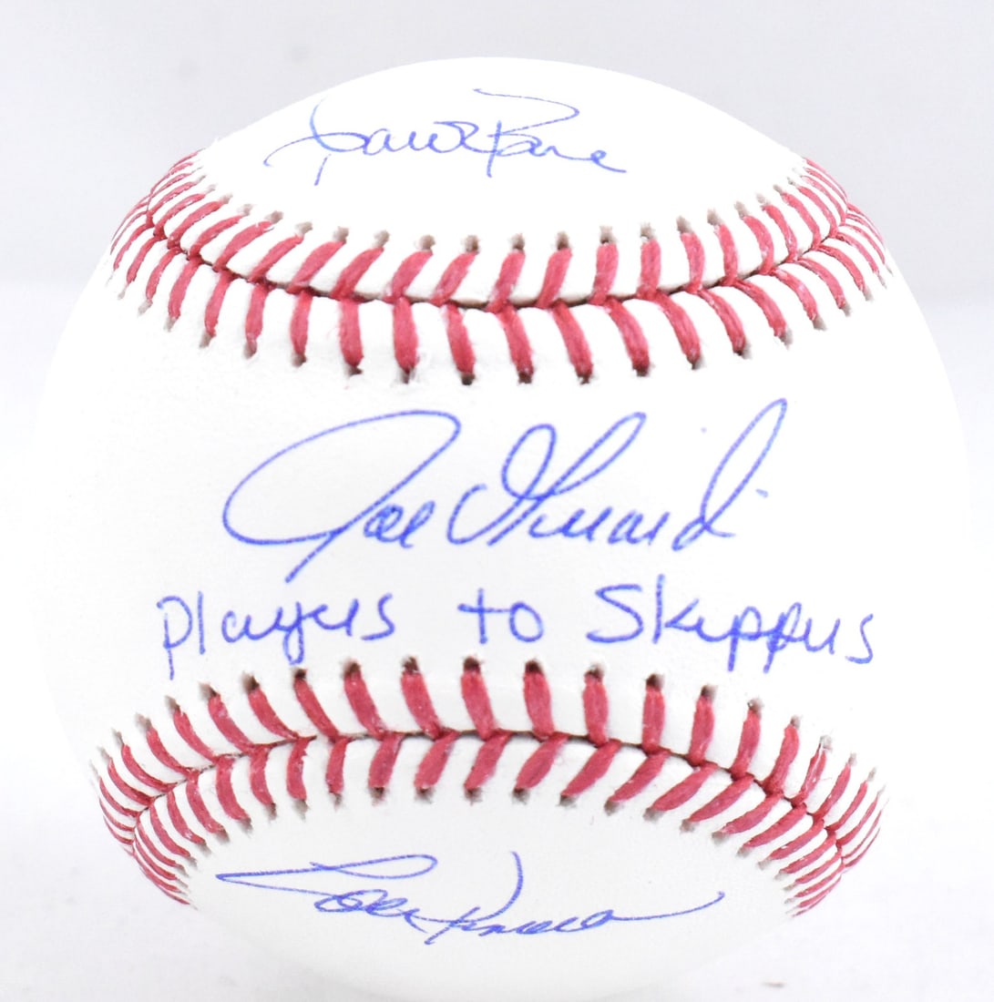 New York Yankees Autographed Rawlings OML Baseball by Boone Girardi Piniella Beckett Authenticated (1 of 5)